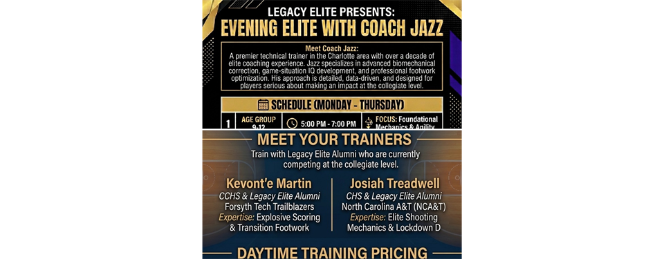 Summer Daytime and Evening Training